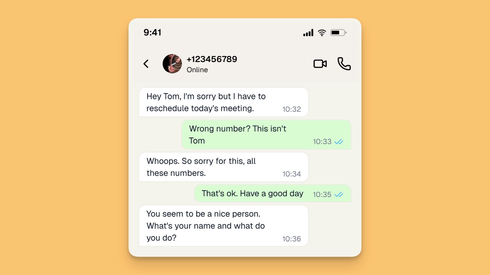 Pig Butchering Intro Message